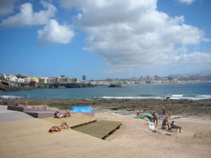 El Confital strand Las Palmas Gran Canaria