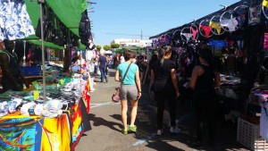 De openbare markt in Vecindario