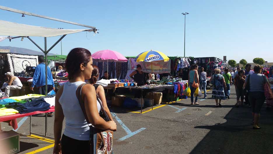 Markt op woensdag in Vecindario