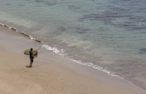 A pescar cerca de la playa de Meloneras